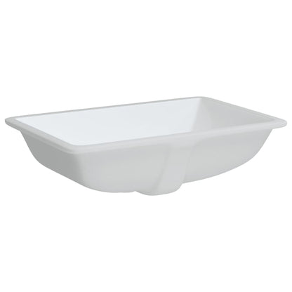 Lavandino da Bagno Bianco 60x40x21 cm Rettangolare in Ceramica - homemem39