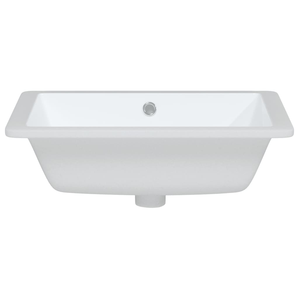 Lavandino da Bagno Bianco 50x40,5x18,5 cm Rettangolare Ceramica - homemem39