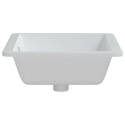 Lavandino da Bagno Bianco 50x40,5x18,5 cm Rettangolare Ceramica - homemem39