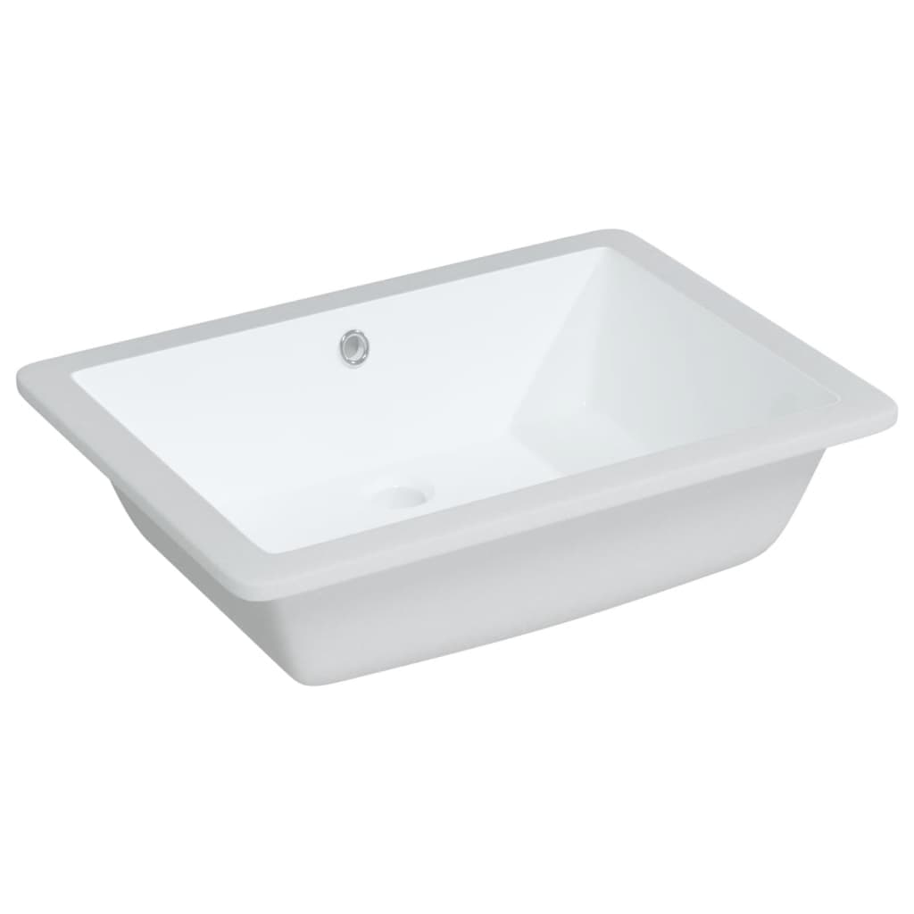 Lavandino da Bagno Bianco 55,5x40x18,5 cm Rettangolare Ceramica - homemem39