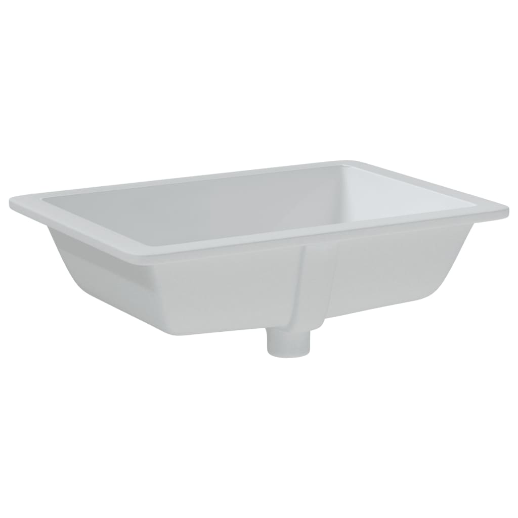 Lavandino da Bagno Bianco 55,5x40x18,5 cm Rettangolare Ceramica - homemem39