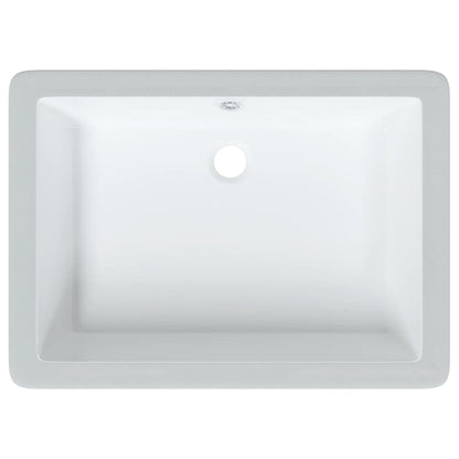 Lavandino da Bagno Bianco 55,5x40x18,5 cm Rettangolare Ceramica - homemem39