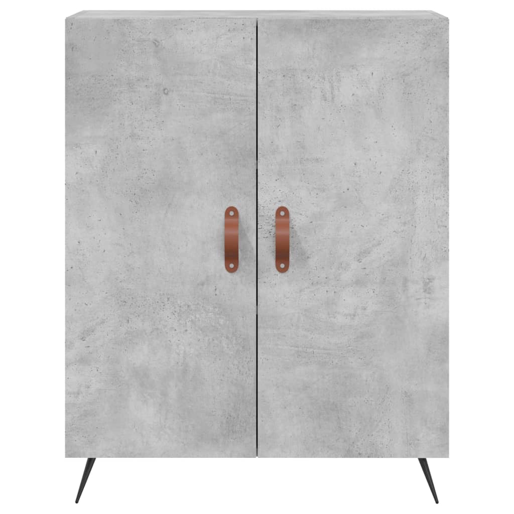 Credenza Grigio Cemento 69,5x34x90 cm in Legno Multistrato - homemem39