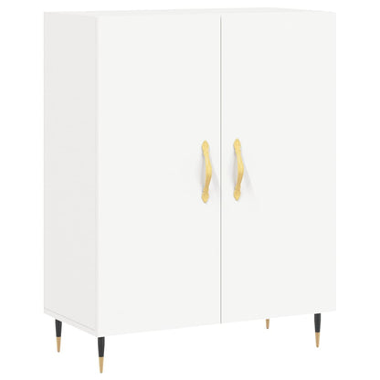 Credenza Bianca 69,5x34x90 cm in Legno Multistrato - homemem39