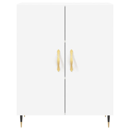 Credenza Bianca 69,5x34x90 cm in Legno Multistrato - homemem39