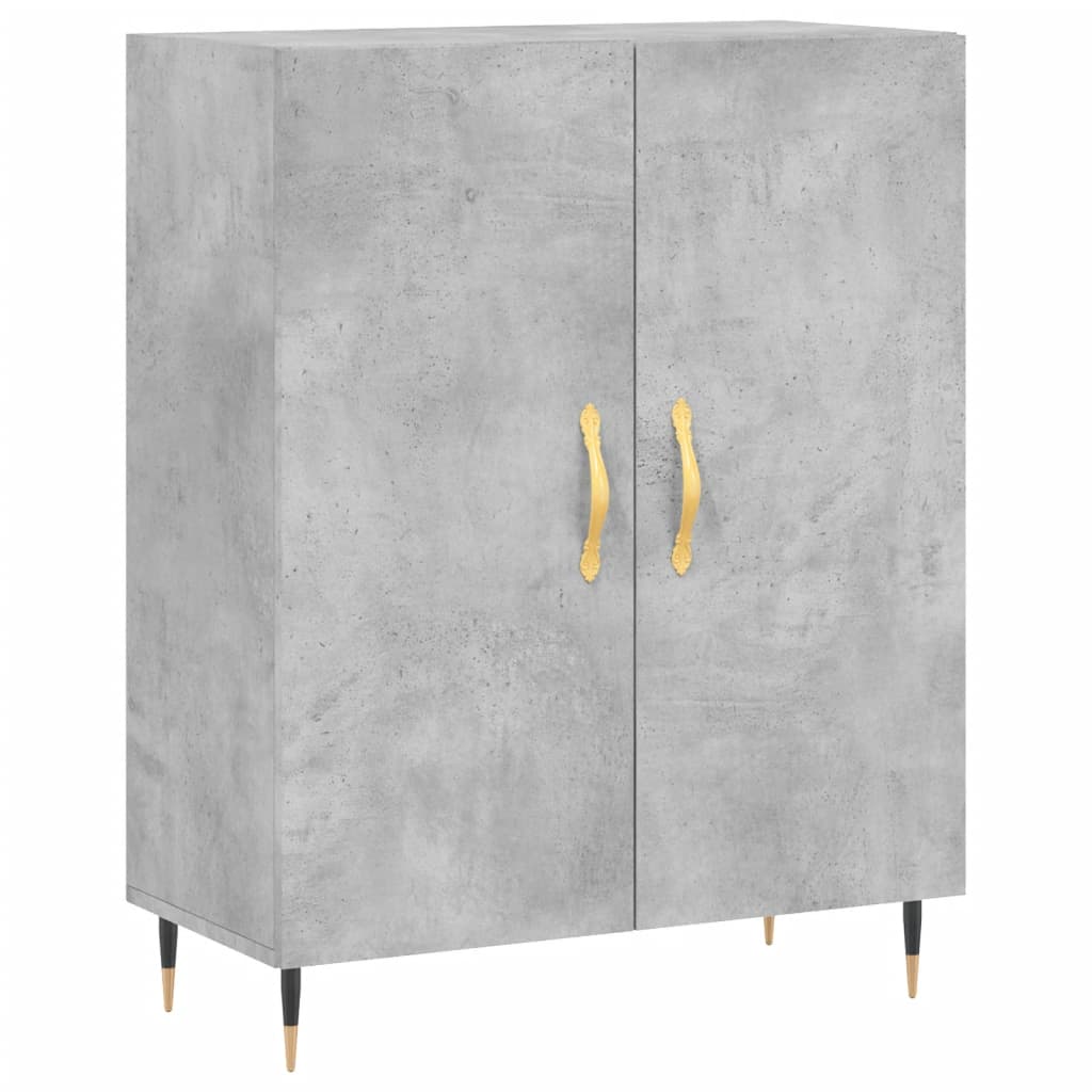 Credenza Grigio Cemento 69,5x34x90 cm in Legno Multistrato - homemem39