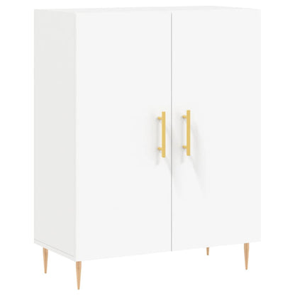 Credenza Bianca 69,5x34x90 cm in Legno Multistrato - homemem39