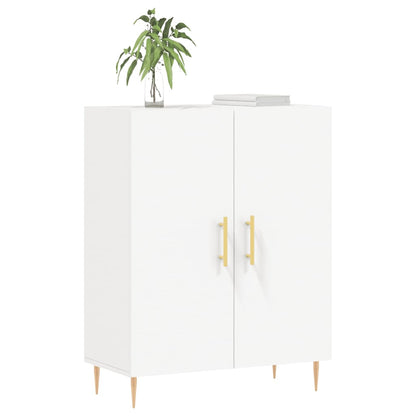 Credenza Bianca 69,5x34x90 cm in Legno Multistrato - homemem39