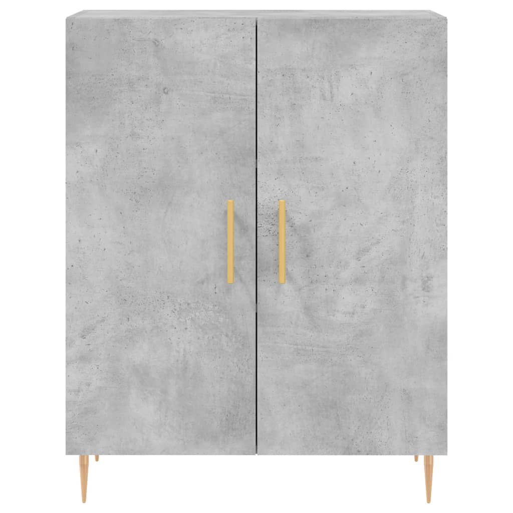 Credenza Grigio Cemento 69,5x34x90 cm in Legno Multistrato - homemem39