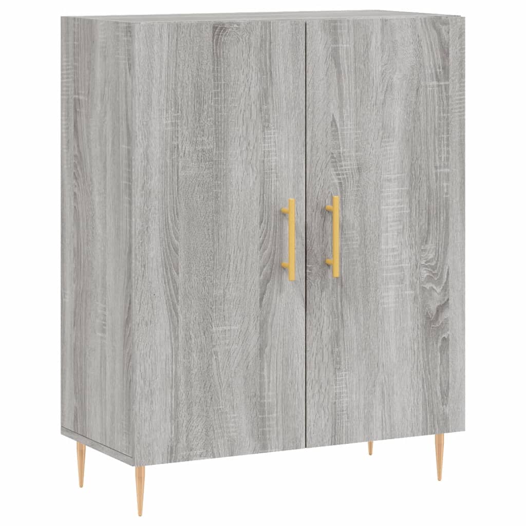 Credenza Grigio Sonoma 69,5x34x90 cm in Legno Multistrato - homemem39