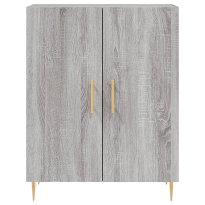 Credenza Grigio Sonoma 69,5x34x90 cm in Legno Multistrato - homemem39