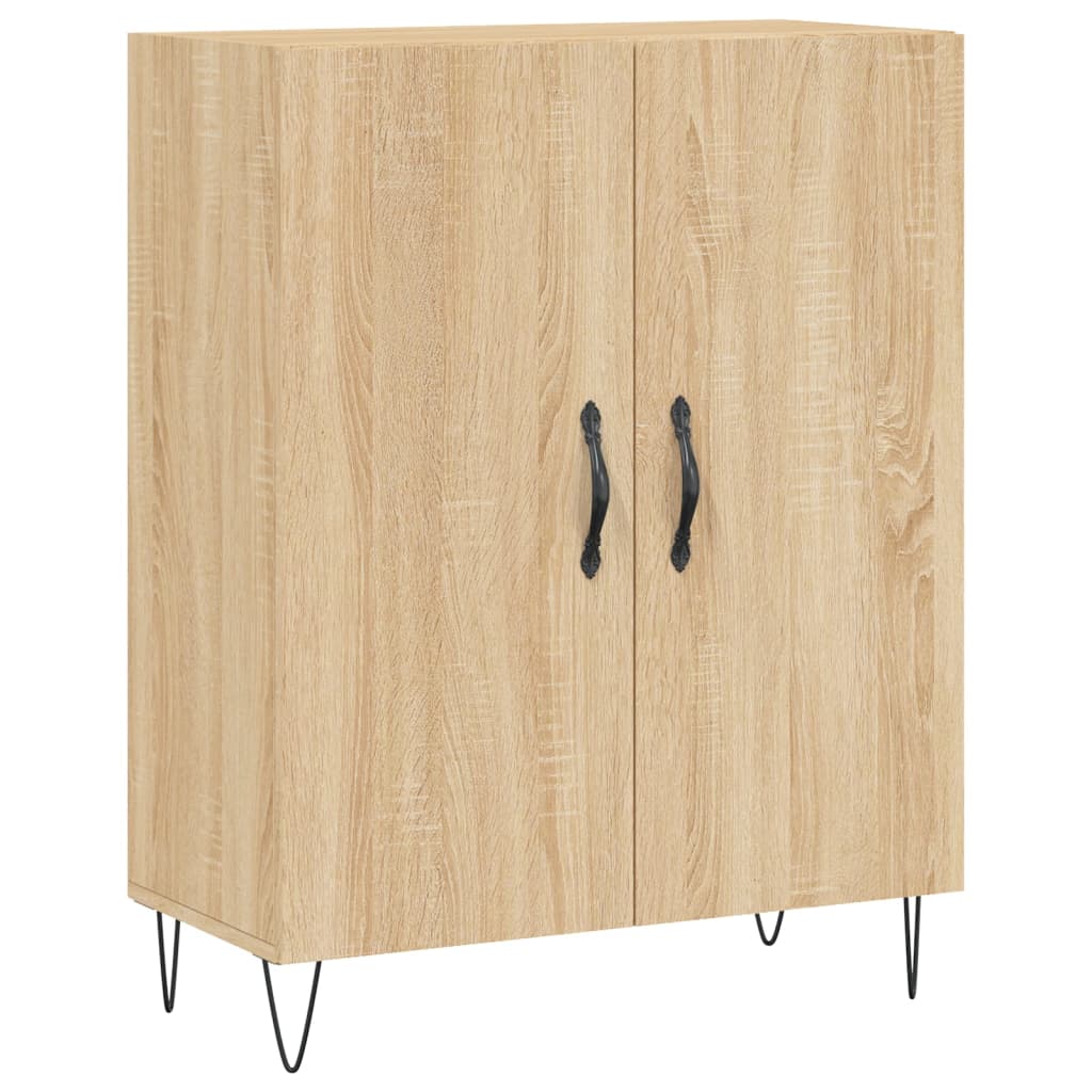 Credenza Rovere Sonoma 69,5x34x90 cm in Legno Multistrato - homemem39