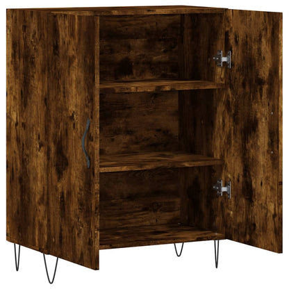 Credenza Rovere Fumo 69,5x34x90 cm in Legno Multistrato - homemem39