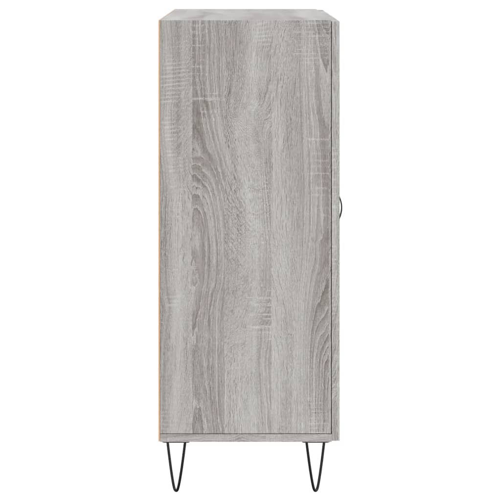 Credenza Grigio Sonoma 69,5x34x90 cm in Legno Multistrato - homemem39