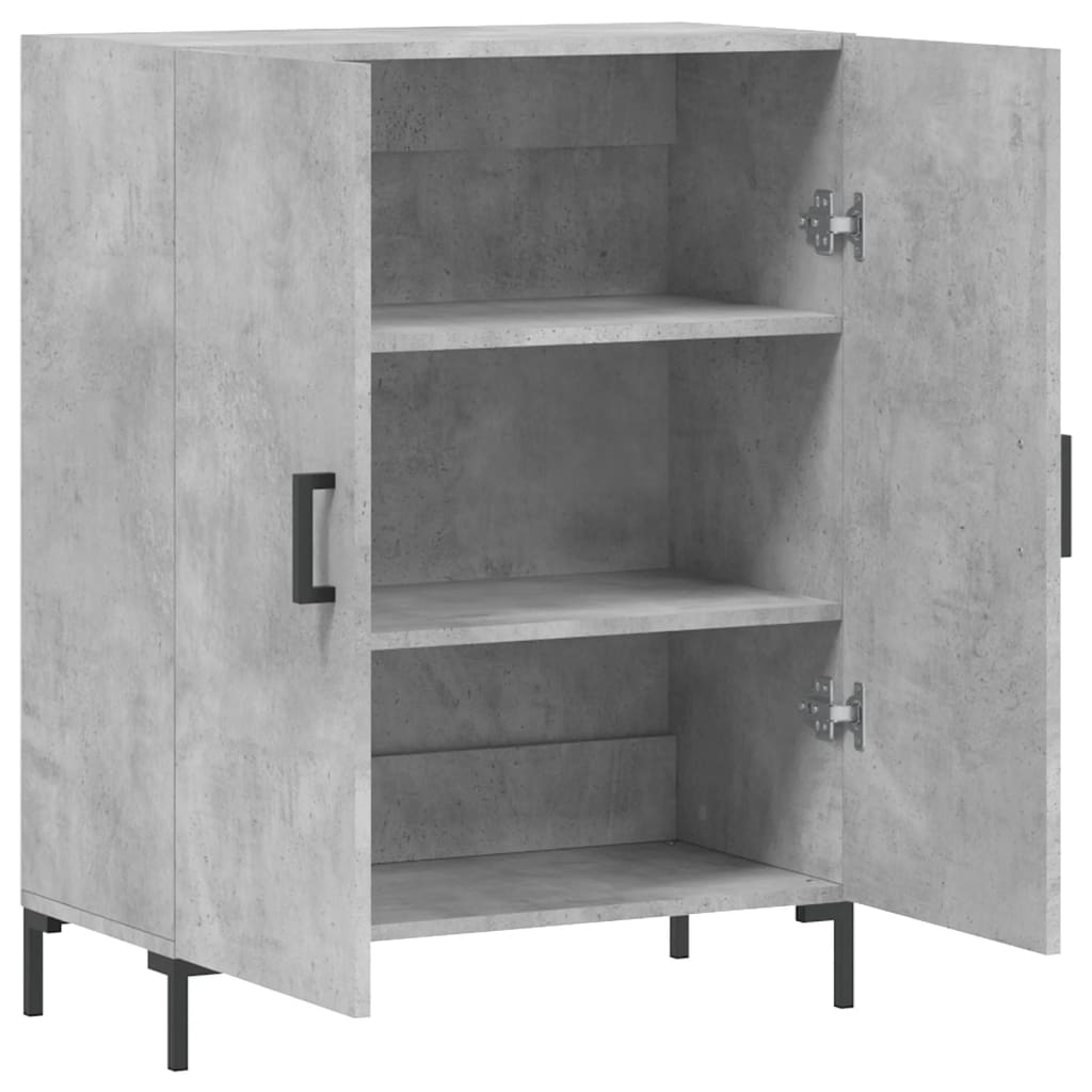 Credenza Grigio Cemento 69,5x34x90 cm in Legno Multistrato - homemem39