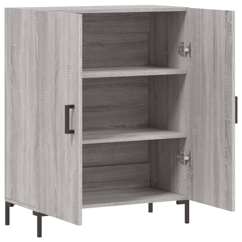 Credenza Grigio Sonoma 69,5x34x90 cm in Legno Multistrato - homemem39