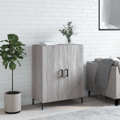 Credenza Grigio Sonoma 69,5x34x90 cm in Legno Multistrato - homemem39