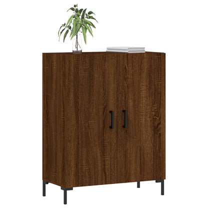 Credenza Rovere Marrone 69,5x34x90 cm in Legno Multistrato - homemem39