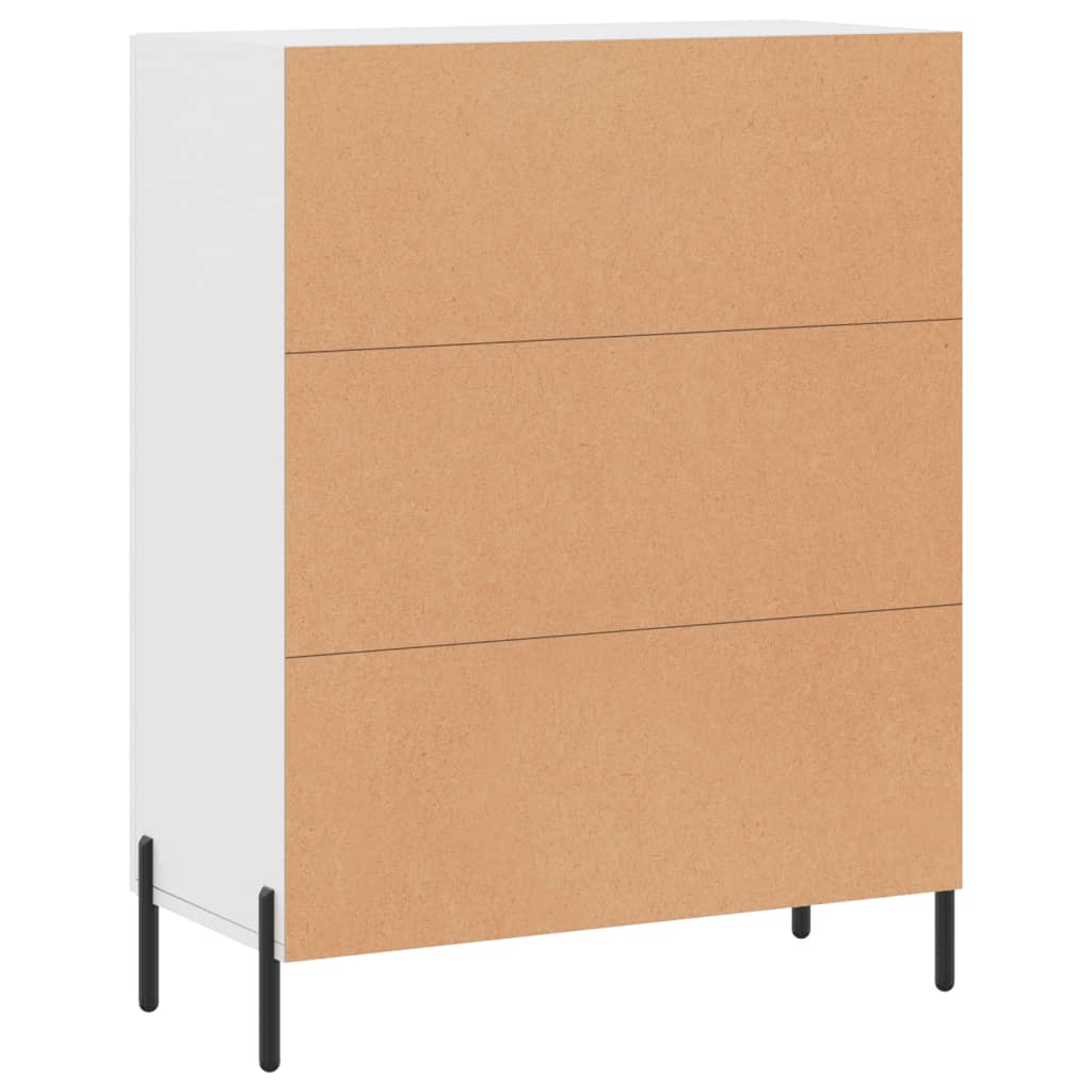 Credenza Bianca 69,5x34x90 cm in Legno Multistrato - homemem39