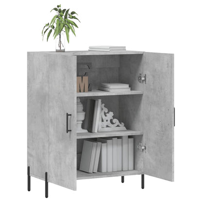 Credenza Grigio Cemento 69,5x34x90 cm in Legno Multistrato - homemem39