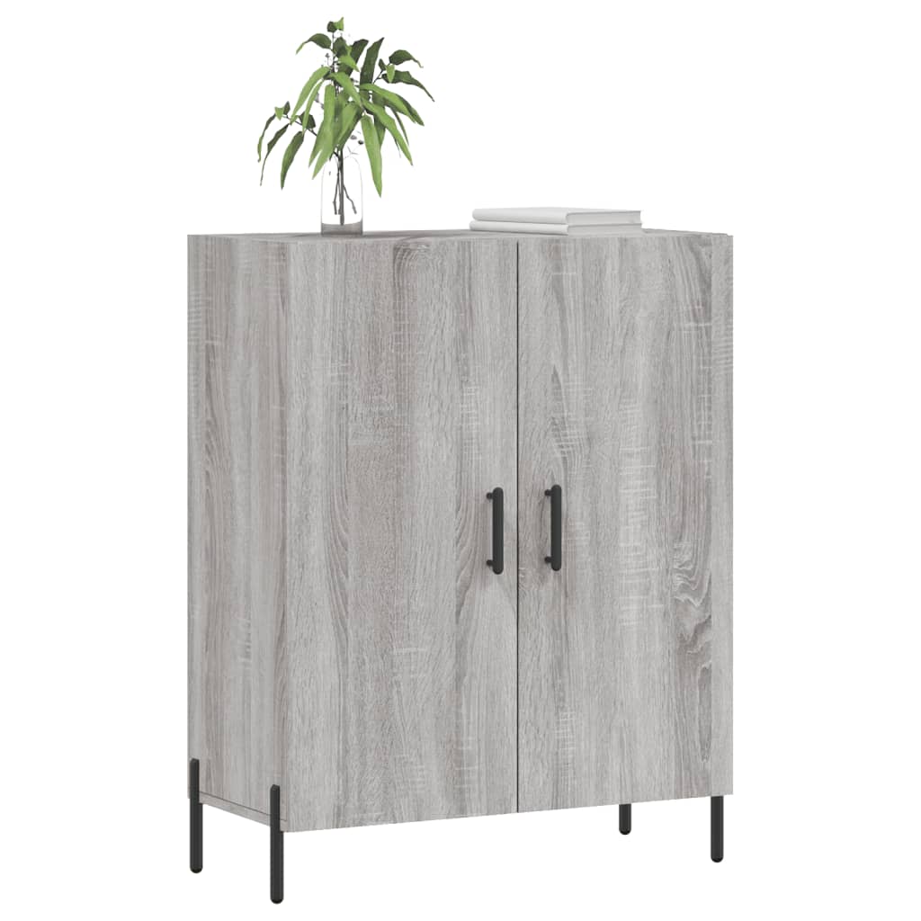 Credenza Grigio Sonoma 69,5x34x90 cm in Legno Multistrato - homemem39