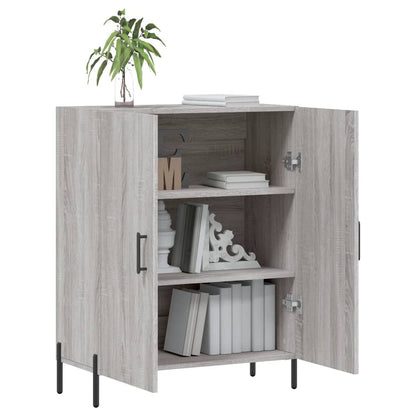 Credenza Grigio Sonoma 69,5x34x90 cm in Legno Multistrato - homemem39