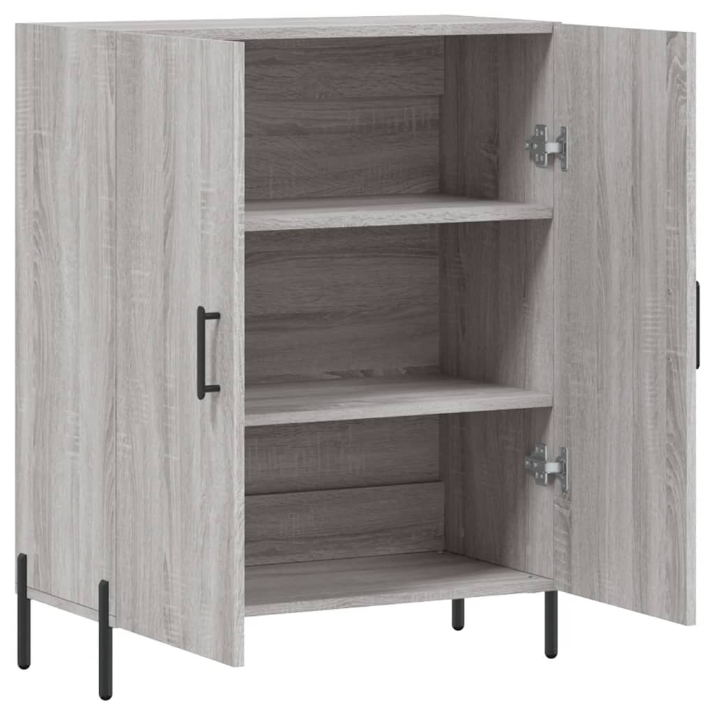 Credenza Grigio Sonoma 69,5x34x90 cm in Legno Multistrato - homemem39