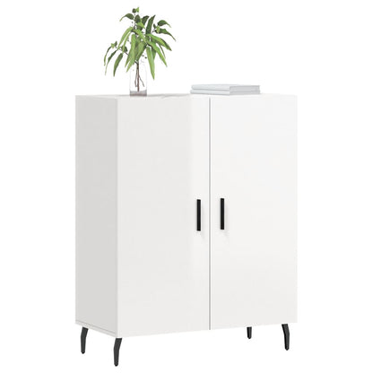 Credenza 69,5x34x90 cm in Legno Multistrato Bianco Lucido - homemem39