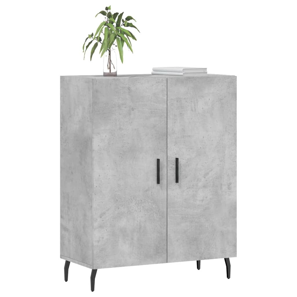 Credenza Grigio Cemento 69,5x34x90 cm in Legno Multistrato - homemem39