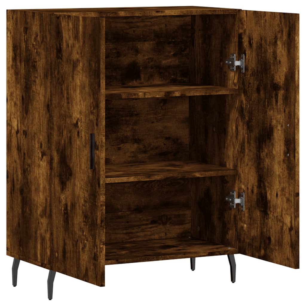 Credenza Rovere Fumo 69,5x34x90 cm in Legno Multistrato - homemem39