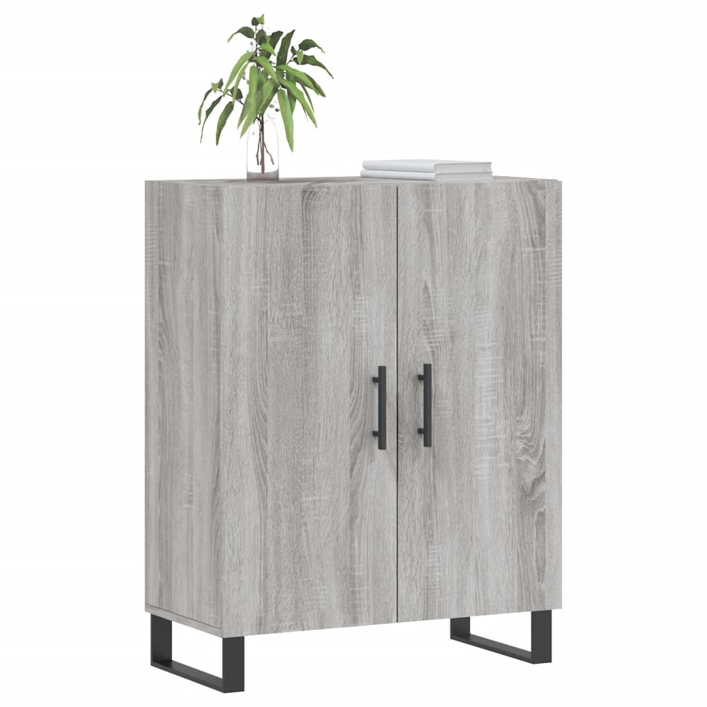 Credenza Grigio Sonoma 69,5x34x90 cm in Legno Multistrato - homemem39