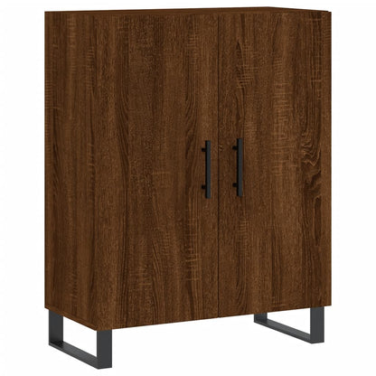 Credenza Rovere Marrone 69,5x34x90 cm in Legno Multistrato - homemem39