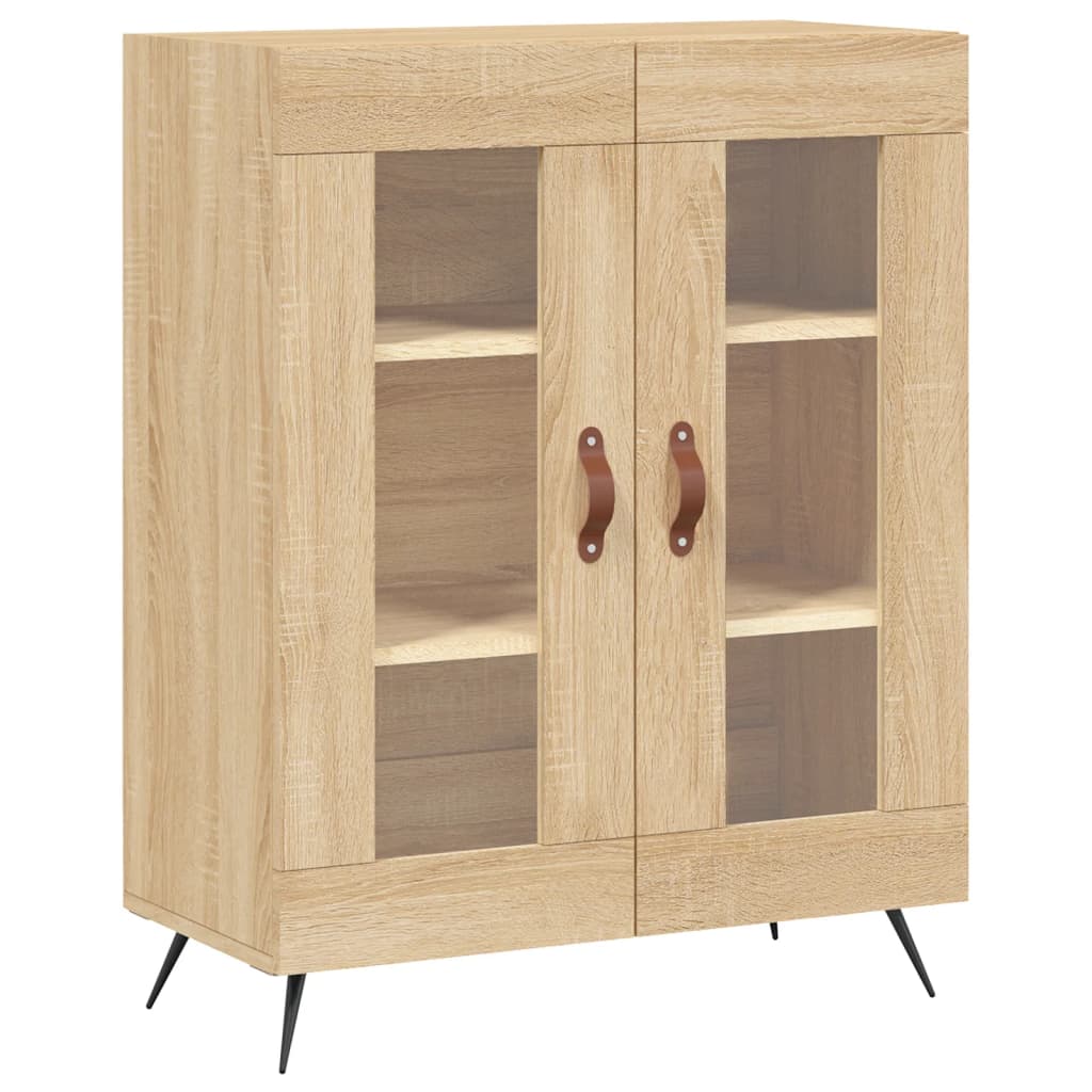 Credenza Rovere Sonoma 69,5x34x90 cm in Legno Multistrato - homemem39