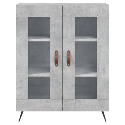 Credenza Grigio Cemento 69,5x34x90 cm in Legno Multistrato - homemem39