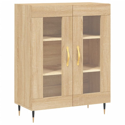 Credenza Rovere Sonoma 69,5x34x90 cm in Legno Multistrato - homemem39