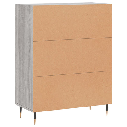 Credenza Grigio Sonoma 69,5x34x90 cm in Legno Multistrato - homemem39