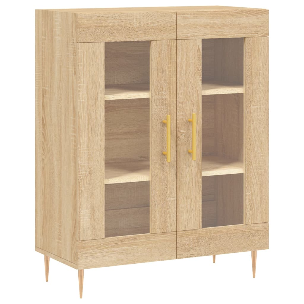 Credenza Rovere Sonoma 69,5x34x90 cm in Legno Multistrato - homemem39