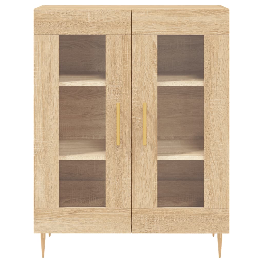 Credenza Rovere Sonoma 69,5x34x90 cm in Legno Multistrato - homemem39