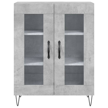 Credenza Grigio Cemento 69,5x34x90 cm in Legno Multistrato - homemem39