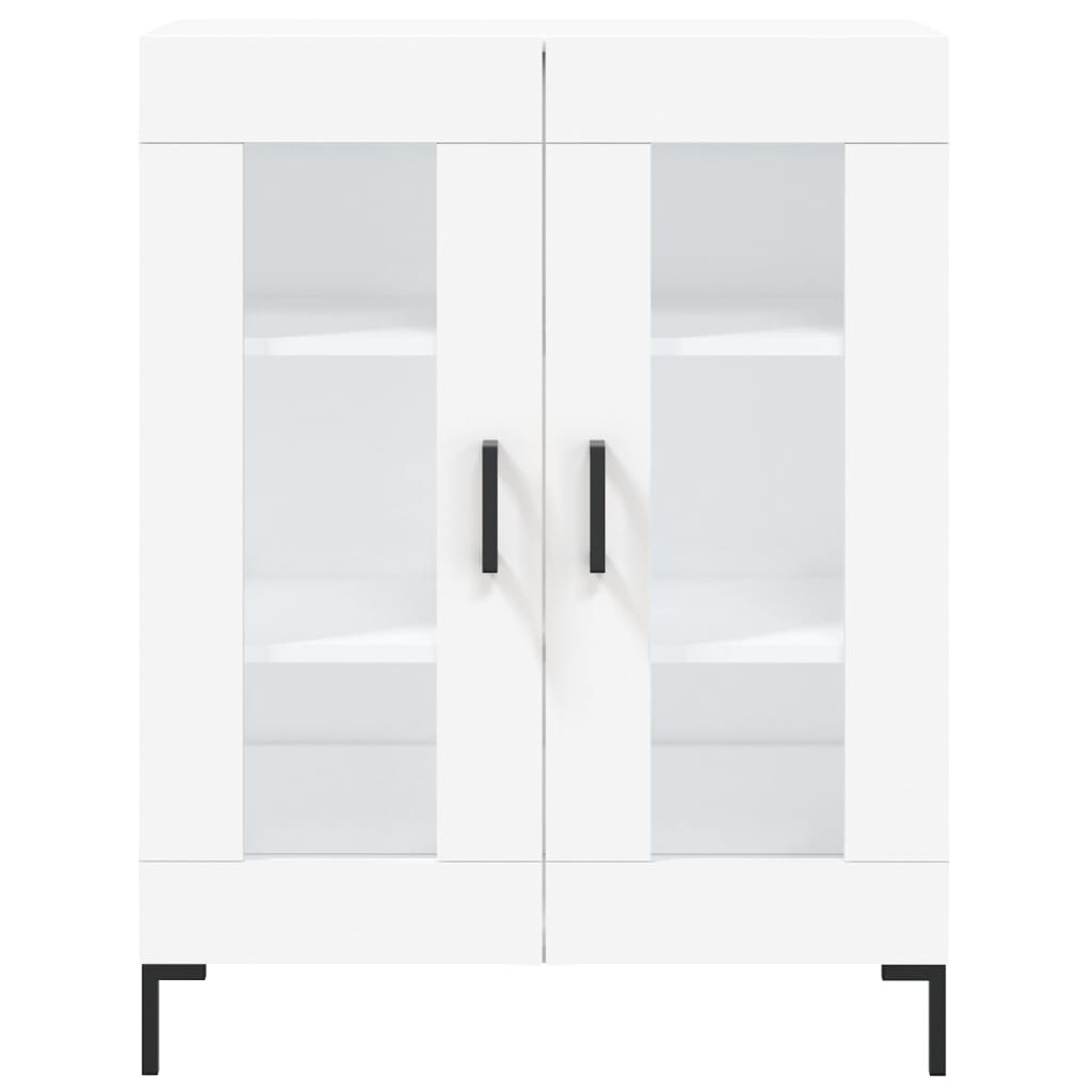 Credenza Bianca 69,5x34x90 cm in Legno Multistrato - homemem39