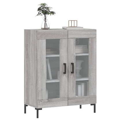 Credenza Grigio Sonoma 69,5x34x90 cm in Legno Multistrato - homemem39