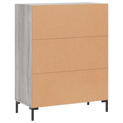 Credenza Grigio Sonoma 69,5x34x90 cm in Legno Multistrato - homemem39