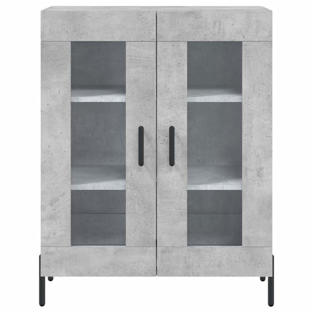 Credenza Grigio Cemento 69,5x34x90 cm in Legno Multistrato - homemem39