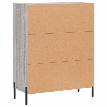 Credenza Grigio Sonoma 69,5x34x90 cm in Legno Multistrato - homemem39