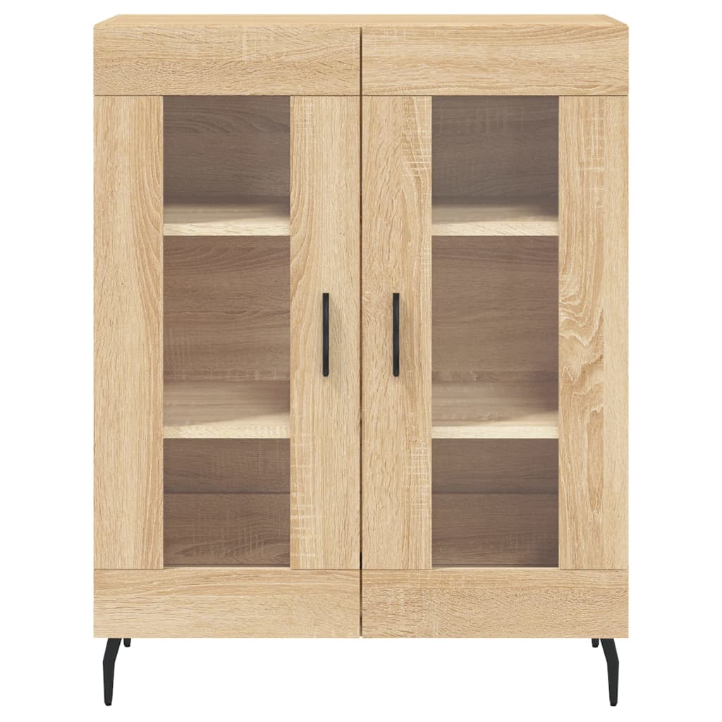 Credenza Rovere Sonoma 69,5x34x90 cm in Legno Multistrato - homemem39