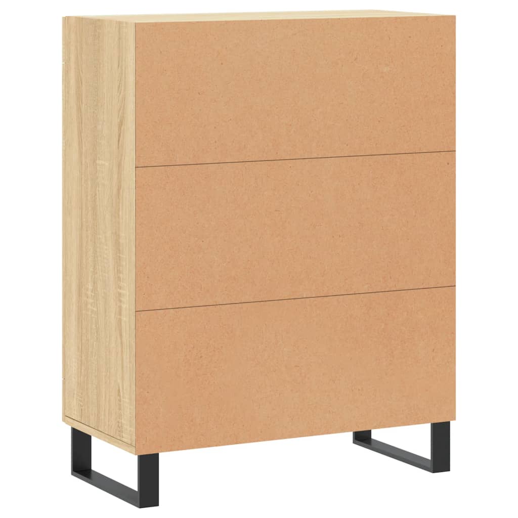 Credenza Rovere Sonoma 69,5x34x90 cm in Legno Multistrato - homemem39