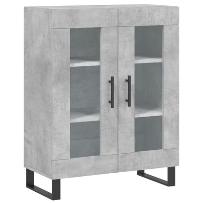 Credenza Grigio Cemento 69,5x34x90 cm in Legno Multistrato - homemem39