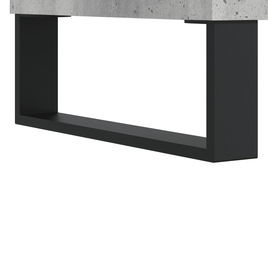 Credenza Grigio Cemento 69,5x34x90 cm in Legno Multistrato - homemem39