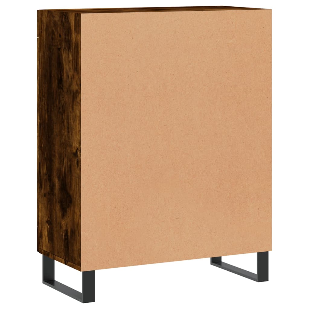 Credenza Rovere Fumo 69,5x34x90 cm in Legno Multistrato - homemem39