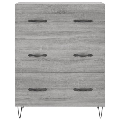 Credenza Grigio Sonoma 69,5x34x90 cm in Legno Multistrato - homemem39